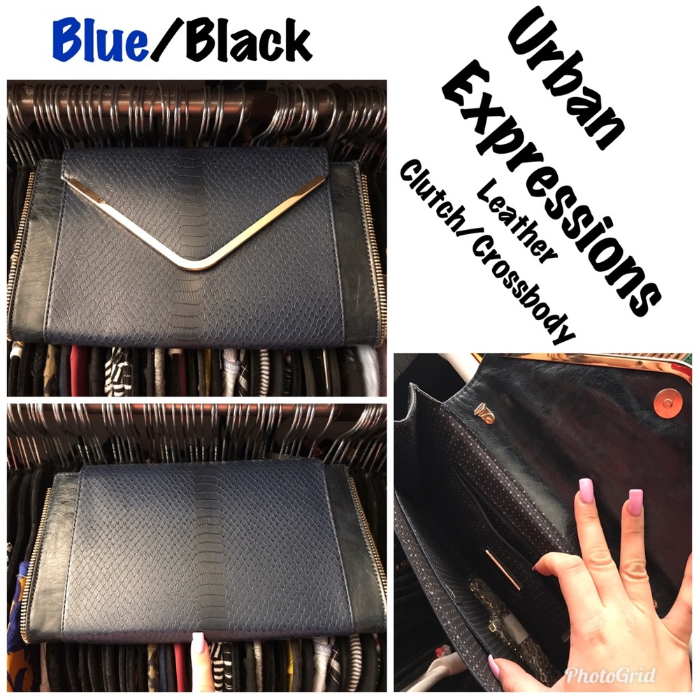 Large Leather Clutch